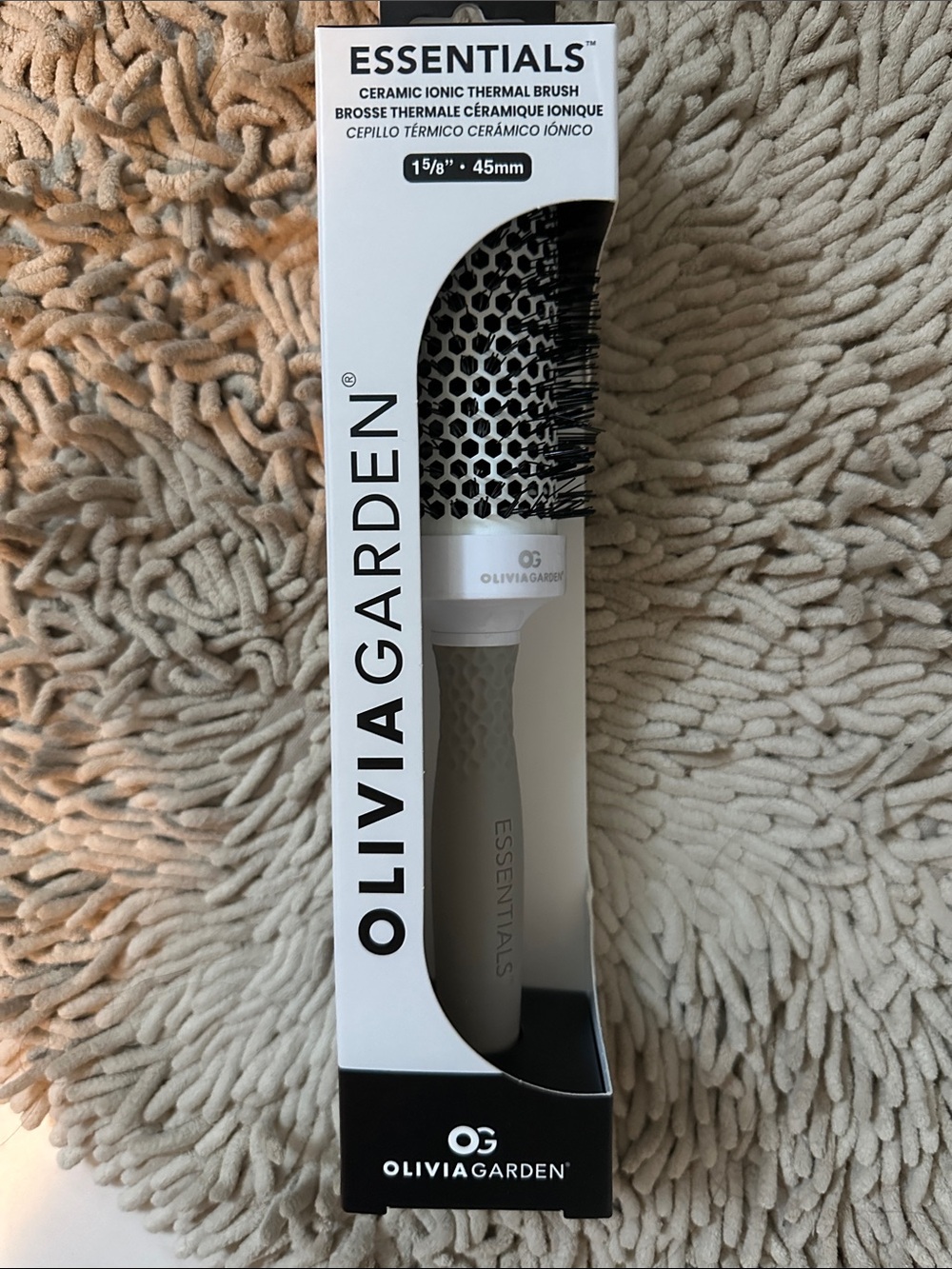 Olivia Garden Essentials Ceramic Ionic Thermal Brush 1-5/8”
